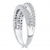 0.90 ct Ladies Round Cut Diamond Anniversary Wedding Band Ring in 14 kt White Gold